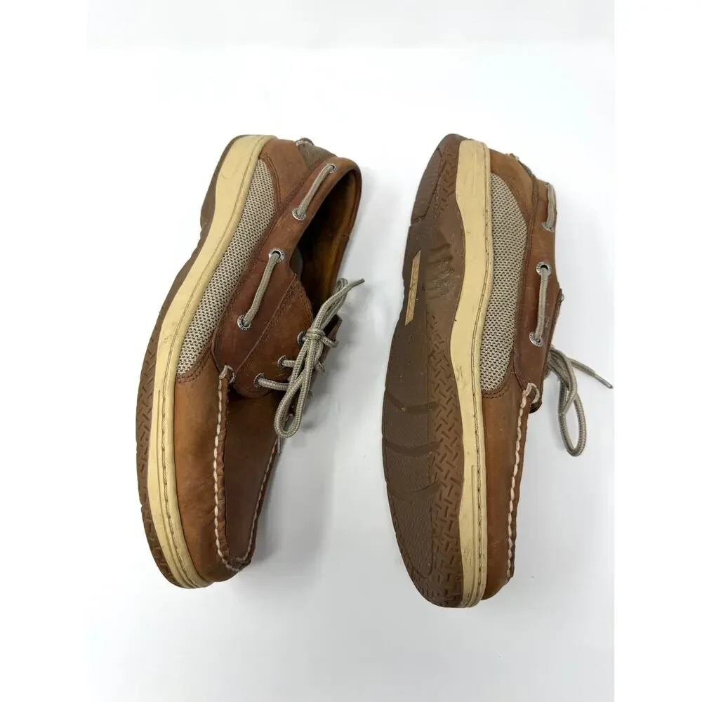 SPERRY Men's Billfish 3 Eye Boat Shoe Sneakers in Cognac